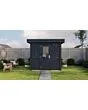 Lugarde Select Modern | Tuinhuis Garderen 250 x 250 | Zwart Geolied