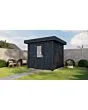 Lugarde Select Modern | Tuinhuis Garderen 250 x 250 | Zwart Geolied