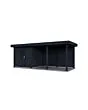 Lugarde Select Modern | Tuinhuis Dordrecht met Veranda Rechts 250 + 400 x 250 | Zwart Geolied