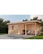 Lugarde Select Modern | Tuinhuis Apeldoorn met Veranda Rechts 300 + 400 x 250 | Onbehandeld