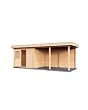 Lugarde Select Modern | Tuinhuis Apeldoorn met Veranda Rechts 300 + 400 x 250 | Onbehandeld