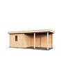Lugarde Select Modern | Tuinhuis Apeldoorn met Veranda Rechts 300 + 400 x 250 | Onbehandeld