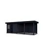 Lugarde Select Modern | Tuinhuis Apeldoorn met Veranda Rechts 300 + 400 x 250 | Zwart Geolied