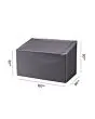 AeroCover | Loungebankhoes Hoge Rug 160 x 90 x 65/90(h) cm