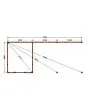 Fonteyn | Tuinhuis met Overkapping Traditioneel 7300 x 3300 | Onbehandelde Douglas Wanden