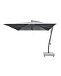 Borek | Zweefparasol Capri 350 x 350 cm Grafiet| Batyline Zwart