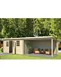Outdoor Life Products | Tuinhuis met Overkapping Aida 760 x 275