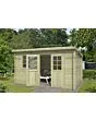 Outdoor Life Products | Tuinhuis Amira 380 x 230 | Geïmpregneerd | Olijfgroen