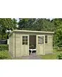 Outdoor Life Products | Tuinhuis Amira 380 x 275 | Geïmpregneerd | Olijfgroen
