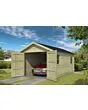 Outdoor Life Products | Garage Dillon 300 x 540 | Geïmpregneerd | Olijfgroen