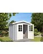 Outdoor Life Products | Tuinhuis Ingo 230 x 175 | Gecoat | Platinum Grey-Wit