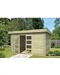 Outdoor Life Products | Tuinhuis Mikkel 380 x 275 | Geïmpregneerd | Olijfgroen