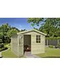 Outdoor Life Products | Tuinhuis Nina 275 x 275 | Geïmpregneerd | Olijfgroen