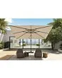 Platinum | Zweefparasol Challenger T¹ Premium 350 x 350 cm | Faded Black