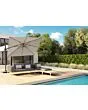 Platinum | Zweefparasol Challenger T² Premium 300 x 300 cm | Faded Black