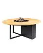 Cosi | Cosiloft 120 Round | Black Frame | Teak Top