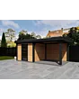 Fonteyn | Tuinhuis Demi met Overkapping 550 x 250 Exclusief
