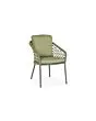 SUNS | Tuinstoel Nappa | MRG | Macrame Weaving | Forest Green Mixed Weave