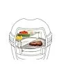 Fonteyn | Kamado Grill Divide & Conquer 25"