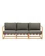 Apple Bee | Loungebank 3-zits Dolce | Grey
