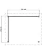 Fonteyn Exclusief Overkapping 300x250cm  - Gebeitst Transparant Eiken / RAL7021