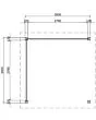Fonteyn Exclusief Overkapping 300x300cm  - Gebeitst Transparant Eiken / RAL7021