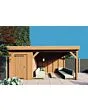 Fonteyn | Tuinhuis met Overkapping Traditioneel 5500 x 3300 | Onbehandelde Douglas Wanden