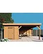 Fonteyn | Tuinhuis met Overkapping Traditioneel 6100 x 3300 | Onbehandelde Douglas Wanden