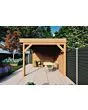 Fonteyn | Tuinhuis met Overkapping Traditioneel 6100 x 3300 | Onbehandelde Douglas Wanden