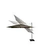 Platinum | Zweefparasol Icon Premium 400 x 300 cm | Faded Black