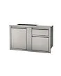 Napoleon | Inbouw Module | Deur + Afvalkast Combi Breed | 106x60cm