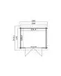 Outdoor Life Products | Tuinhuis Indi 230 x 175