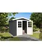 Outdoor Life Products | Tuinhuis Ingo 230 x 175 | Gecoat | Platinum Grey-Wit