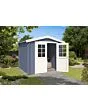 Outdoor Life Products | Tuinhuis Ingo 230 x 175 | Gecoat | Platinum Grey-Wit