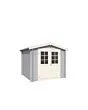 Outdoor Life Products | Tuinhuis Ingo 230 x 175 | Gecoat | Platinum Grey-Wit