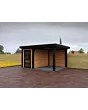 Fonteyn | Tuinhuis Jasmijn met Overkapping 400 x 300 Exclusief