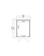 Outdoor Life Products | Tuinhuis Kibo 2 - 200 x 250 | Gecoat | Carbon Grey