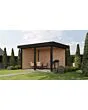 Fonteyn Exclusief Overkapping 388x300cm  - Gebeitst Transparant Eiken / RAL7021