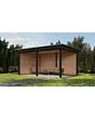 Fonteyn Exclusief Overkapping 488x350cm  - Gebeitst Transparant Eiken / RAL7021