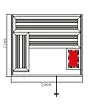 Fonteyn | Sauna Luxor 200 | White Stone