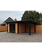 Fonteyn | Tuinhuis Lynn met Overkapping 550 x 300 Exclusief
