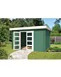 Outdoor Life Products | Tuinhuis Mikkel 380 x 275 | Gecoat | Carbon Grey-Wit