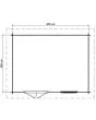 Lugarde Select | Tuinhuis Renkum 400 x 300 | Keteldruk Bruin