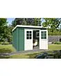 Outdoor Life Products | Tuinhuis Nadia 275 x 230 | Gecoat | Platinum Grey-Wit