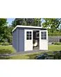 Outdoor Life Products | Tuinhuis Nadia 275 x 275 | Gecoat | Carbon Grey-Wit