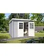 Outdoor Life Products | Tuinhuis Nadia 275 x 275 | Gecoat | Carbon Grey-Wit