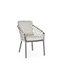 SUNS | Tuinstoel Nappa | MRG | Cross Weaving | Soft Grey Mixed Weave