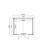 Outdoor Life Products | Tuinhuis Norah 275 x 230 | Gecoat | Carbon Grey-Wit