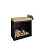 OFYR | Butcher Block Storage 90 Black | Teak Hout