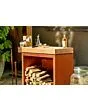 OFYR | Butcher Block Storage 90 Corten | Teak Hout